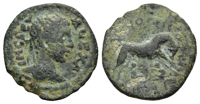 PISIDIA. Antioch. Severus Alexander (AD 222-235)
AE Bronze (16,7mm 2,1g)
Obv: ...