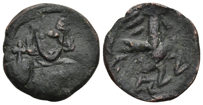 Justinian II, First reign (685-695 AD). Syracuse
AE Half Follis (19,5mm 4,5g)
...