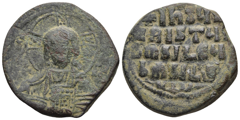 Anonymous Follis. Time of Basil II with Constantine VIII (976-1025.AD). Constant...