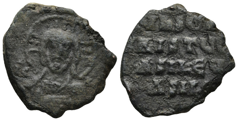 Anonymous Follis. Time of Basil II with Constantine VIII (976-1025.AD). Constant...