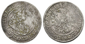 AUSTRIA. Holy Roman Empire. Leopold I (AD 1657-1705)
3 Kreuzer (20,5mm 1,9g)