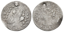 CROATIA. Republic of Ragusa (Dubrovnik). (1358-1808 AD)
AR Grosso (17,1mm 0,52g)