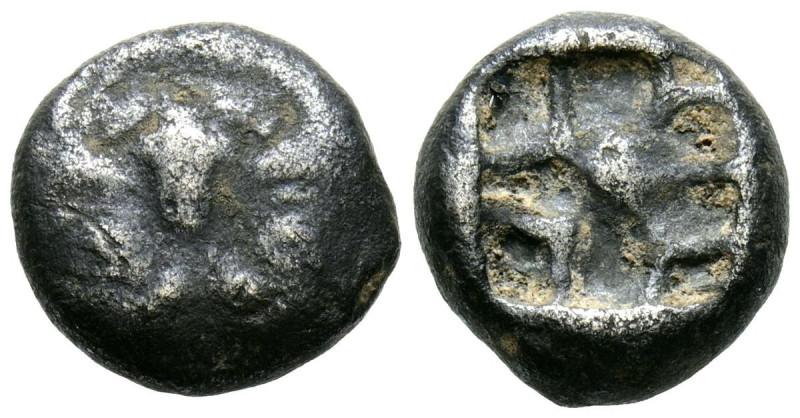 MISIA, Parion. Dracma. (Ar. 2,79g/11mm). 550-520 a.C. (SNG Copenhagen 256; Seaby...