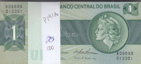 Brazil 1 Cruzeiro 1975 (100)
UNC. Pick 191Ab. Sold as-is, no returns. 