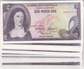 Colombia 2 Pesos 1977 (20)
UNC. Pick 413b. Sold as-is, no returns. 