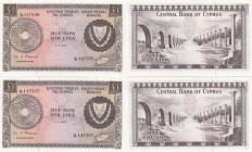 Cyprus 1 Pound 1978 (2) Sequential #
UNC. Pick 43c. Sold as-is, no returns. 