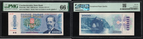 Czechoslovakia 1000 Korun 1985 - PMG 66 EPQ Gem Uncirculated
Pick 98a.