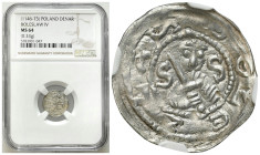 Polish Middle Ages - Selected Piast Collection
POLSKA / POLAND / POLEN / POLOGNE / POLSKO

Bolesław IV Kędzierzawy (1146-1173) Denar 1157-1166, NGC...