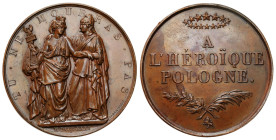 Polish Medals 17th-20th centuries
POLSKA / POLAND / POLEN / POLOGNE / POLSKO

Polska. ''A l' heroique Pologne'' 1831 - Medal Towarzystwa Bazaru Pol...