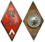 Phaleristics - Orders, badges, decorations
POLSKA / POLAND / POLEN / POLOGNE / POLSKO

PRL Badge Graduate of OSKWB - Officer's School of the Securi...