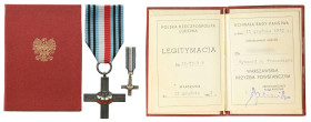 Phaleristics - Orders, badges, decorations
POLSKA / POLAND / POLEN / POLOGNE / POLSKO

Warsaw Uprising Cross with ID card and miniature 

Pięknie...