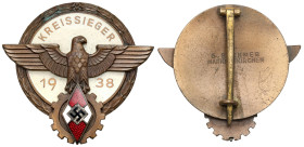 Phaleristics - Orders, badges, decorations
POLSKA / POLAND / POLEN / POLOGNE / POLSKO

Germany, Third Reich. Sports Badge - Kreissieger 

Odznaka...