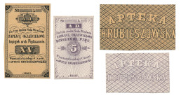 Banknotes Kingdom of Poland 1824-1866
POLSKA / POLAND / POLEN / POLOGNE / POLSKO

Hrubieszów Apteka. Zestaw 5 i 15 kopiejek srebrem 1861 

Druk n...