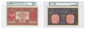 Polish banknotes 1916 - 1948
POLSKA / POLAND / POLEN / POLOGNE / POLSKO

1.000 marek polskich 1916 seria A - GENERAŁ, PMG 53 - RZADKI 

Rzadka po...