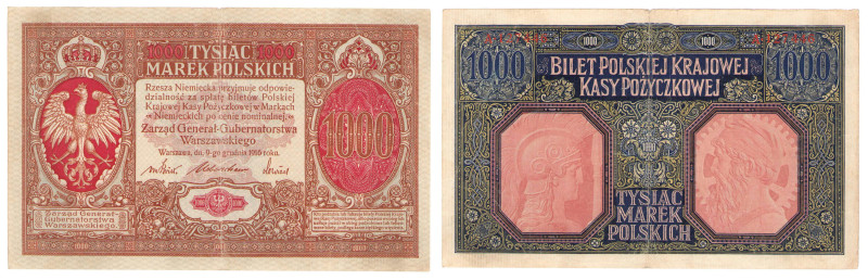 Polish banknotes 1916 - 1948
POLSKA / POLAND / POLEN / POLOGNE / POLSKO

1.00...