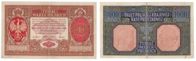 Polish banknotes 1916 - 1948
POLSKA / POLAND / POLEN / POLOGNE / POLSKO

1.000 marek polskich 1916 seria A - GENERAŁ - RZADKI NOMINAŁ 

Rzadka po...