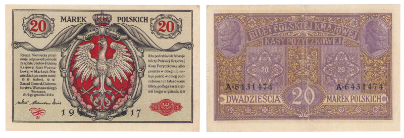 Polish banknotes 1916 - 1948
POLSKA / POLAND / POLEN / POLOGNE / POLSKO

20 m...