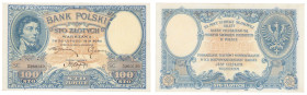 Polish banknotes 1916 - 1948
POLSKA / POLAND / POLEN / POLOGNE / POLSKO

100 zlotych 1919 seria C 

Złamany w pionie, ugięte końcówki narożników....