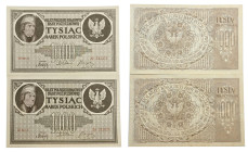 Polish banknotes 1916 - 1948
POLSKA / POLAND / POLEN / POLOGNE / POLSKO

1.000 marek polskich 1919 seria III-G - KOLEJNE NUMERY 

Kolejne numery ...