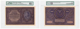 Polish banknotes 1916 - 1948
POLSKA / POLAND / POLEN / POLOGNE / POLSKO

1.000 marek polskich 1919 seria I-DT, PMG 65 EPQ 

Egzemplarz w holderze...