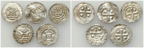 Medieval coins - World
GERMANY / ENGLAND / CZECH / GERMAN / GREAT BRITIAN / Scandinavia / Skandinavien

Germany, Franconia Mainz. Denar, set of 5 ...