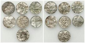 Medieval coins - World
GERMANY / ENGLAND / CZECH / GERMAN / GREAT BRITIAN / Scandinavia / Skandinavien

Germany, Saxony. OAP type denarii, set of 7...