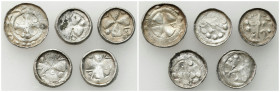 Medieval coins - World
GERMANY / ENGLAND / CZECH / GERMAN / GREAT BRITIAN / Scandinavia / Skandinavien

Germany, Saxony. OAP type denarii, set of 5...