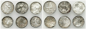 Medieval coins - World
GERMANY / ENGLAND / CZECH / GERMAN / GREAT BRITIAN / Scandinavia / Skandinavien

Germany, Saxony. OAP type denarii, set of 6...