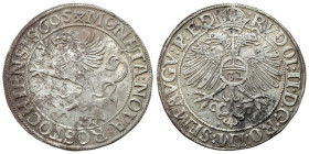 Germany
Germany, Rostock. Thaler = 32 Schilling 1605 - RARE 

Moneta z tytulaturą Rudolfa II.Miejscowy osad ale moneta ładnie zachowana z wyraźnymi...