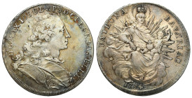 Germany
Germany, Bavaria. Maximilian III Joseph (1745-1777). Thaler 1754, Munich 

Ładnie zachowane jak na ten typ monety.&nbsp;

Details: 28,05 ...