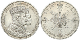 Germany
Germany, Coronation Thaler 1861 A, Berlin

Ładnie zachowany egzemplarz, drobne ryski.&nbsp;

Details: 18,52 g Ag
Condition: 2- (EF-)
Li...