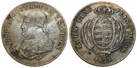 Germany
Germany, Saxony. Frederick Augustus I. Thaler 1823 IGS, Dresden 

Ciemna patyna, ślad po zawieszce na godzinie 12.&nbsp;

Details: 27,96 ...