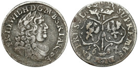 Germany
Germany, Prussia. Frederick William (1640-1688). Six-gross coin 1684, Knigsberg

Wiekowa patyna.&nbsp;

Details: 3,27 g Ag
Condition: 3+...