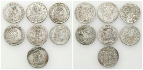 Germany
Germany, Prussia. Six-gross coin 1681-1715, Knigsberg, set of 7 

Różne roczniki.&nbsp;

Details: Ag 
Condition: 3-/3+ (VF-/VF+)