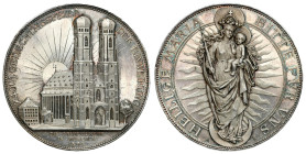 Germany
Germany, Bavaria. Medal 1894 - 400th anniversary of the opening of the Frauenkirche in Munich, silver 
AW: Widok na kościół Frauenkirche od ...