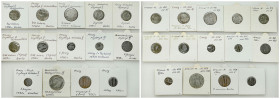 Germany
Prussia, Germany. Set of 14 coins. 

Zróżnicowany zestaw monet - różne nominały, daty i stany zachowania.Monety w papierowych holderach opi...