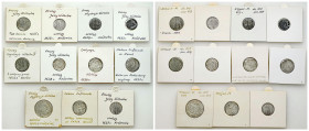 Germany
Prussia, Livonian Order. Set of 11 coins. 

Zróżnicowany zestaw monet - różne nominały, daty i stany zachowania.Monety w papierowych holder...