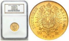 Germany
Germany. Prussia Wilhelm 10 Mark 1872 A, Berlin NGC MS67 - EXCELLENT 

Pięknie zachowany egzemplarz.Moneta w slabie NGC starego typu z ocen...