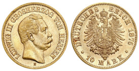 Germany
Germany, Hesse - Darmstadt. Ludwig III (18481877). 10 Marks 1876 H, Darmstadt

Bardzo ładnie zachowane.&nbsp;

Details: 3,96 g Au
Condit...