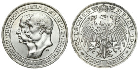 Germany
Germany, Prussia. Wilhelm II (1888-1918). 3 Marks 1911 A, Berlin 

Wybite na 100-lecie Uniwersytetu we Wrocławiu.Drobne ryski, lekko czyszc...