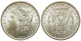 USA
USA. Morgan Dollar 1884 O , New Orleans 

Bardzo ładnie zachowane. blask menniczy.

Details: 26,73 g Ag 900 
Condition: 1-/2+ (UNC-/EF+) 
L...