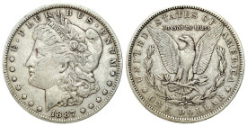 USA
USA. 1888 Dollar, Philadelphia - BEAUTIFUL 

Patyna.

Details: 26,67 g Ag 
Condition: 3 (VF)