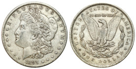 USA
USA. 1896 Dollar, Philadelphia 

Obiegowy stan.

Details: 26,73 g Ag 
Condition: 3 (VF)