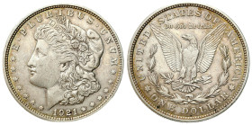 USA
USA. 1921 D Dollar, Denver 

Patyna.

Details: 26,71 g Ag 
Condition: 3/3+ (VF/VF+)