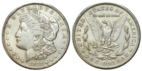 USA
USA. 1921 S dollar, San Francisco 

Moneta czyszczona.

Details: 26,76 g Ag 
Condition: 3 (VF)