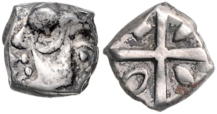 KELTEN, SÜDWESTGALLIEN, VOLCAE, Tectosages, Gallien, Gegend von Toulouse. AR Dra...