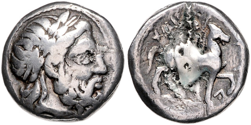 GRIECHENLAND, MAKEDONIEN, Philipp II., 359-336 v.Chr., AR Tetradrachme, Amphipol...
