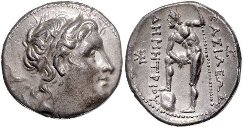 GRIECHENLAND, MAKEDONIEN, Demetrios Poliorketes, 294-288 v.Chr., AR Tetradrachme...