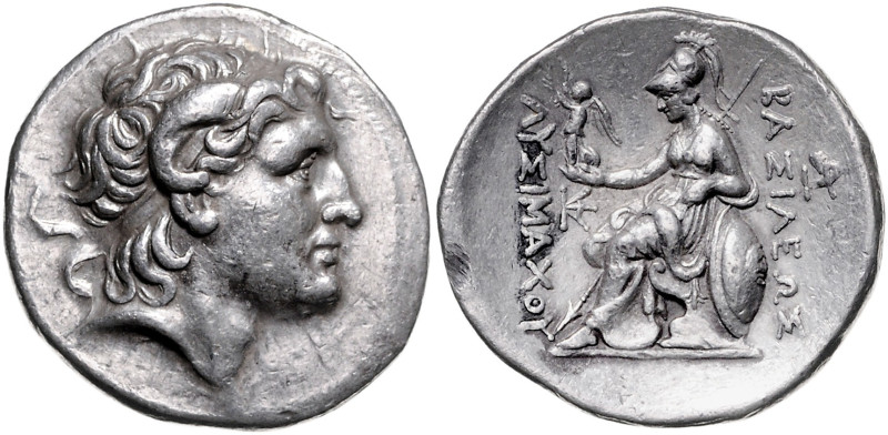 GRIECHENLAND, THRAKIEN, Lysimachos, 323-281 v.Chr., AR Tetradrachme. Diad. Kopf ...