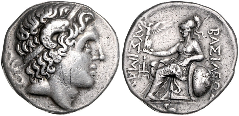 GRIECHENLAND, THRAKIEN, Lysimachos, 323-281 v.Chr., AR Tetradrachme. Diad. Kopf ...